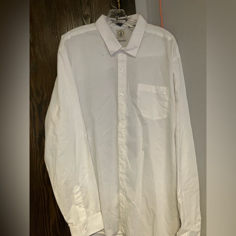 Volcom White Dress Shirt